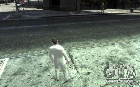 Grande traje cinza-branco para GTA 4