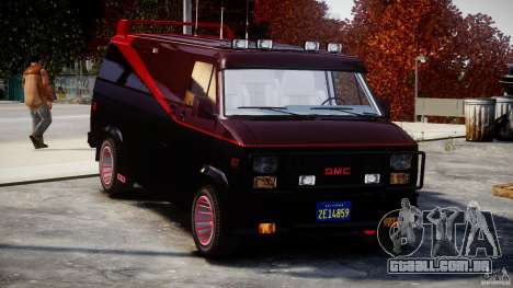 GMC Van G-15 1983 The A-Team para GTA 4