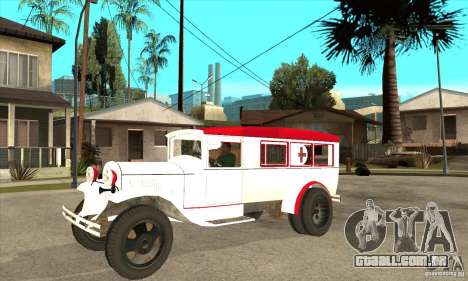 Ambulância de GAZ AA para GTA San Andreas
