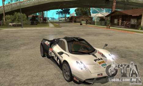 Pagani Huayra ver. 1.1 para GTA San Andreas
