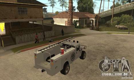 Hummer H1 Utility Truck para GTA San Andreas