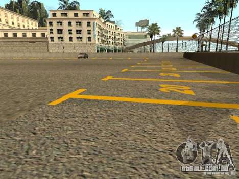 Novas texturas de Los Santos estádio Fórum para GTA San Andreas