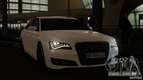 Audi A8 (D4, Typ 4H) 2010 Alpha para GTA 4