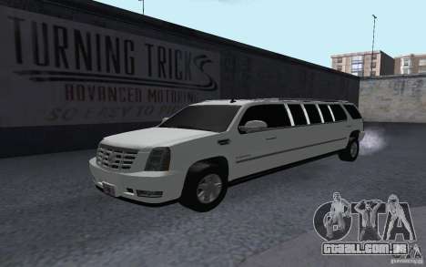 Cadillac Escalade 2008 Limo para GTA San Andreas