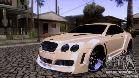 Bentley Continental GT Premier 2008 V2.0 para GTA San Andreas