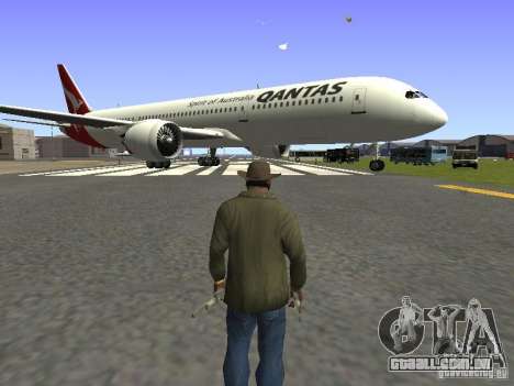 Boeing 787 Dreamliner Qantas para GTA San Andreas