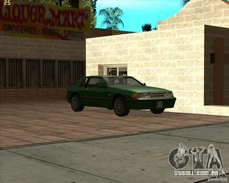 Car in Grove Street para GTA San Andreas