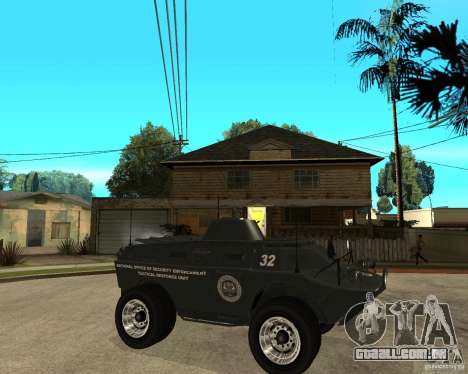 O APC de GTA IV para GTA San Andreas