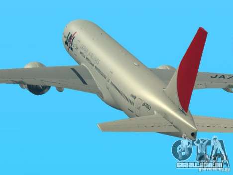 Boeing 777-200 Japan Airlines para GTA San Andreas