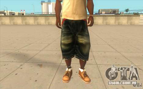 The BIG Makaveli Short Jeans para GTA San Andreas