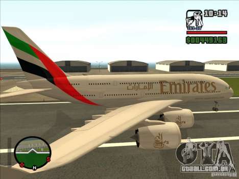 Boeing Emirates Airlines para GTA San Andreas