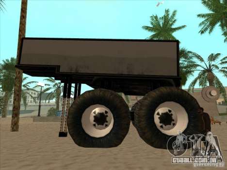 Reboque para caminhão Monsterous para GTA San Andreas
