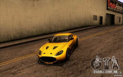 Aston Martin Zagato V12 V1.0 para GTA San Andreas
