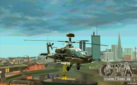 Apache AH64D Longbow para GTA San Andreas