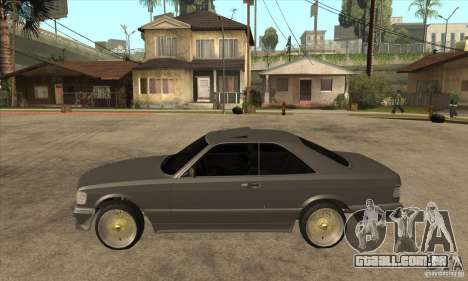 Mercedes-Benz 560 sec w126 1991 para GTA San Andreas