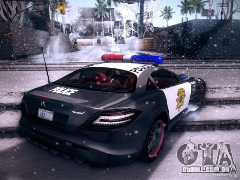 Mercedes-Benz SRL 722 Police para GTA San Andreas