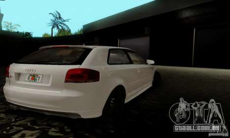 Audi S3 para GTA San Andreas