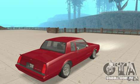 Chevrolet Monte Carlo SS 1986 para GTA San Andreas