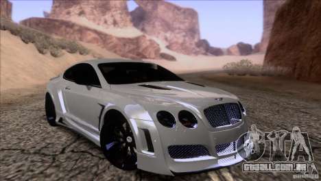 Bentley Continental GT Premier 2008 V2.0 para GTA San Andreas