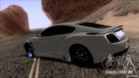 Bentley Continental GT Premier 2008 V2.0 para GTA San Andreas