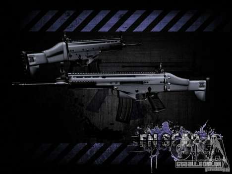 FN Scar-L HD para GTA San Andreas