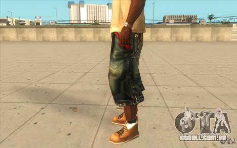 The BIG Makaveli Short Jeans para GTA San Andreas