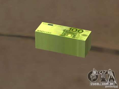 Euro money mod v 1.5 100 euros I para GTA San Andreas