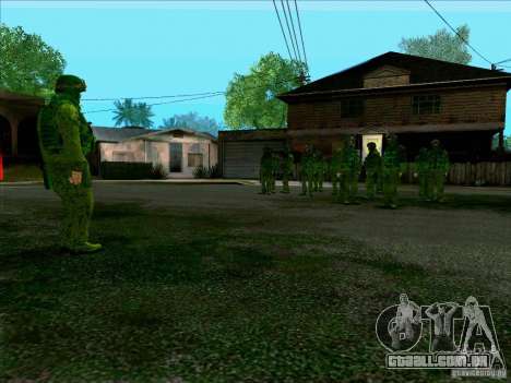 Camuflagem de floresta Morpeh para GTA San Andreas