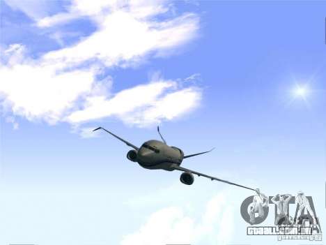 Boeing 737 Iron Man Bussines Jet para GTA San Andreas