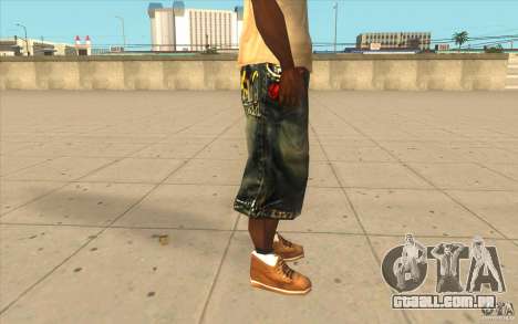 The BIG Makaveli Short Jeans para GTA San Andreas