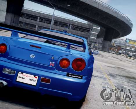 Nissan Skyline GT-R R34 Mspec para GTA 4