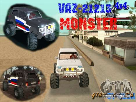 VAZ-21213 4x4 Monster para GTA San Andreas