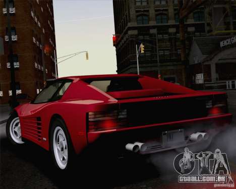 Ferrari Testarossa 1986 para GTA San Andreas