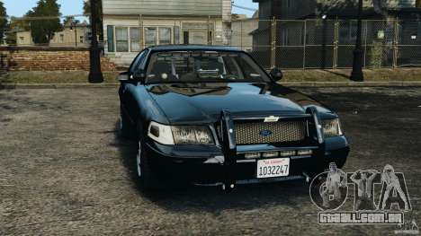 Ford Crown Victoria Police Unit [ELS] para GTA 4
