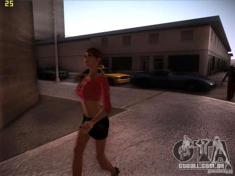 Skin Girl NFS PS para GTA San Andreas