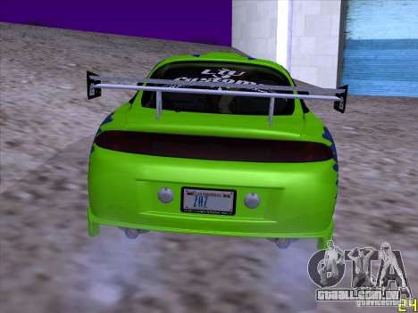 Mitsubishi Eclipse 1998 - FnF para GTA San Andreas