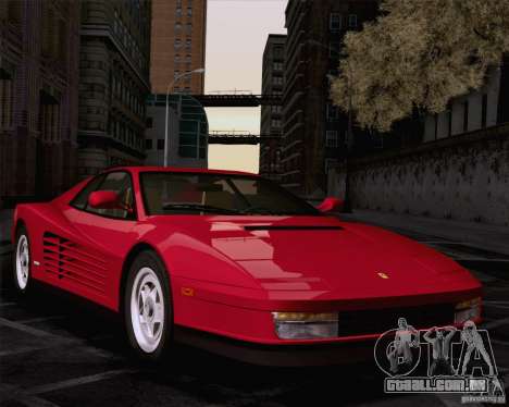 Ferrari Testarossa 1986 para GTA San Andreas