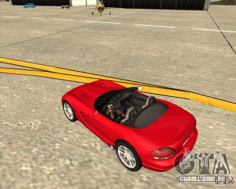Dodge Viper SRT-10 Roadster para GTA San Andreas