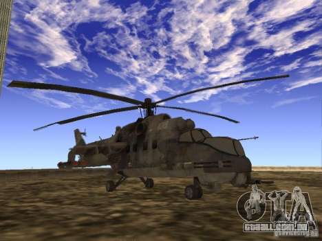 Mi-24 de COD MW 2 para GTA San Andreas