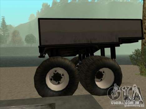Reboque para caminhão Monsterous para GTA San Andreas