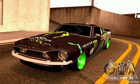 Shelby GT500 Monster Drift para GTA San Andreas