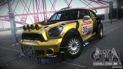 Mini Countryman WRC para GTA San Andreas