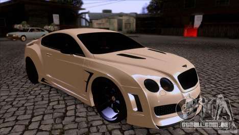 Bentley Continental GT Premier 2008 V2.0 para GTA San Andreas