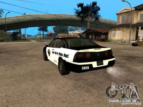 Chevrolet Impala Police 2003 para GTA San Andreas