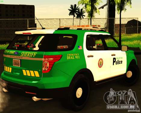 Ford Explorer 2011 VCPD Police para GTA San Andreas