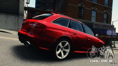 Audi RS4 Avant 2013 v2.0 para GTA 4