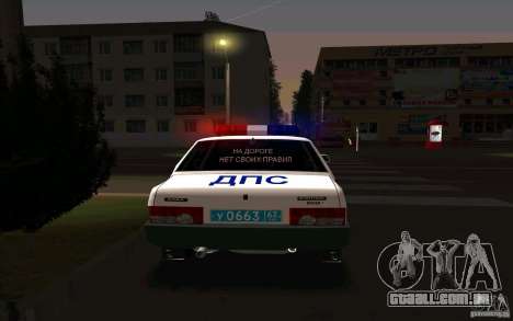 Vaz 21099, polícia para GTA San Andreas