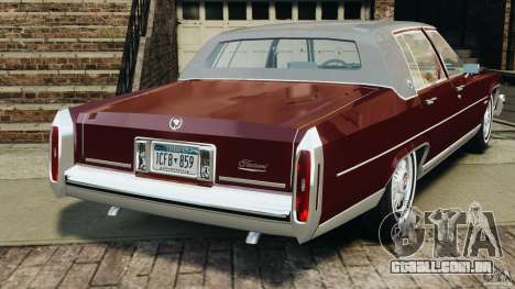 Cadillac Fleetwood Brougham Delegance 1986 para GTA 4