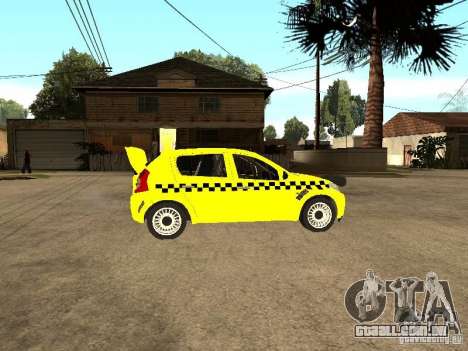 Dacia Sandero Speed Taxi para GTA San Andreas