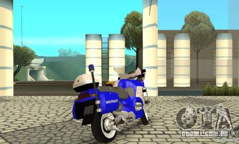 Motocicleta de polícia russa para GTA San Andreas